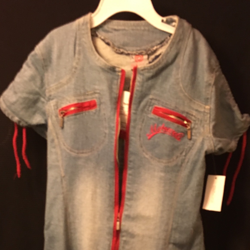 Girls Denim Jumper
